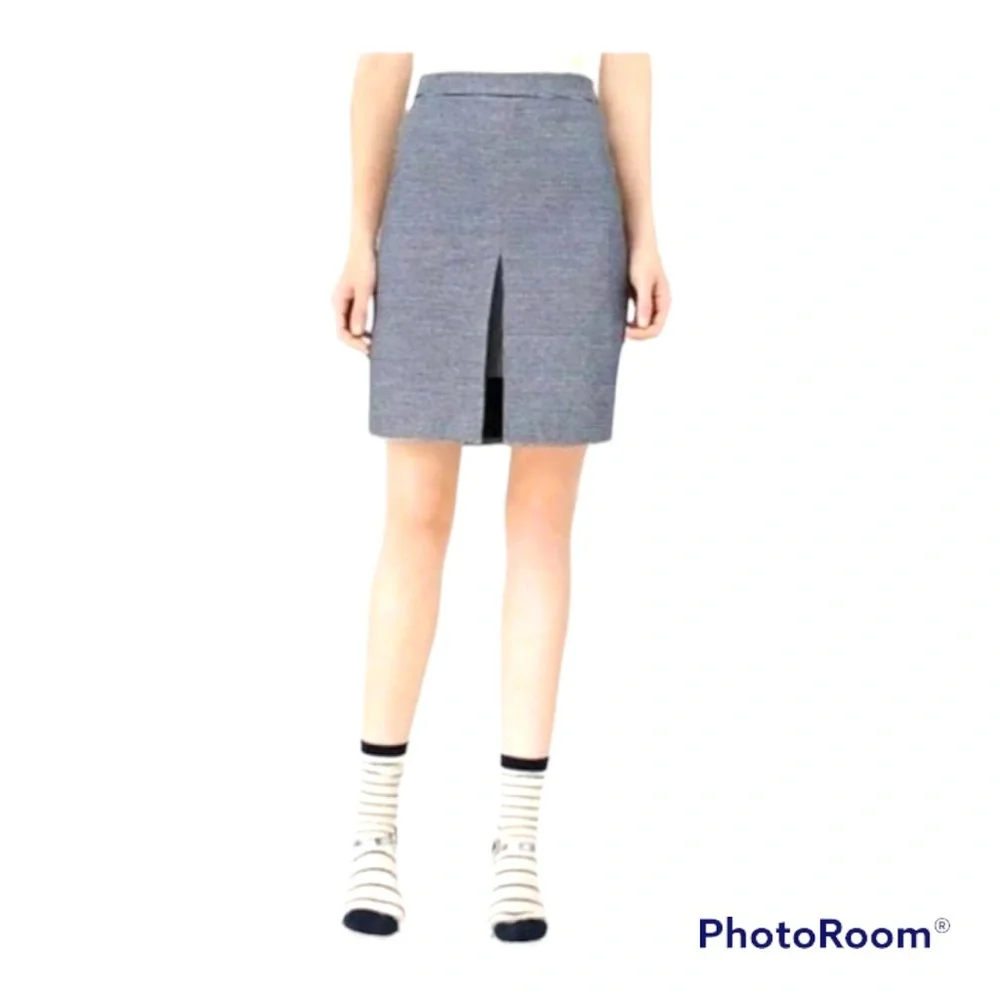 Kate Spade‎ Skirt Pinstripes Blue/White Saturday Collection Sz 6